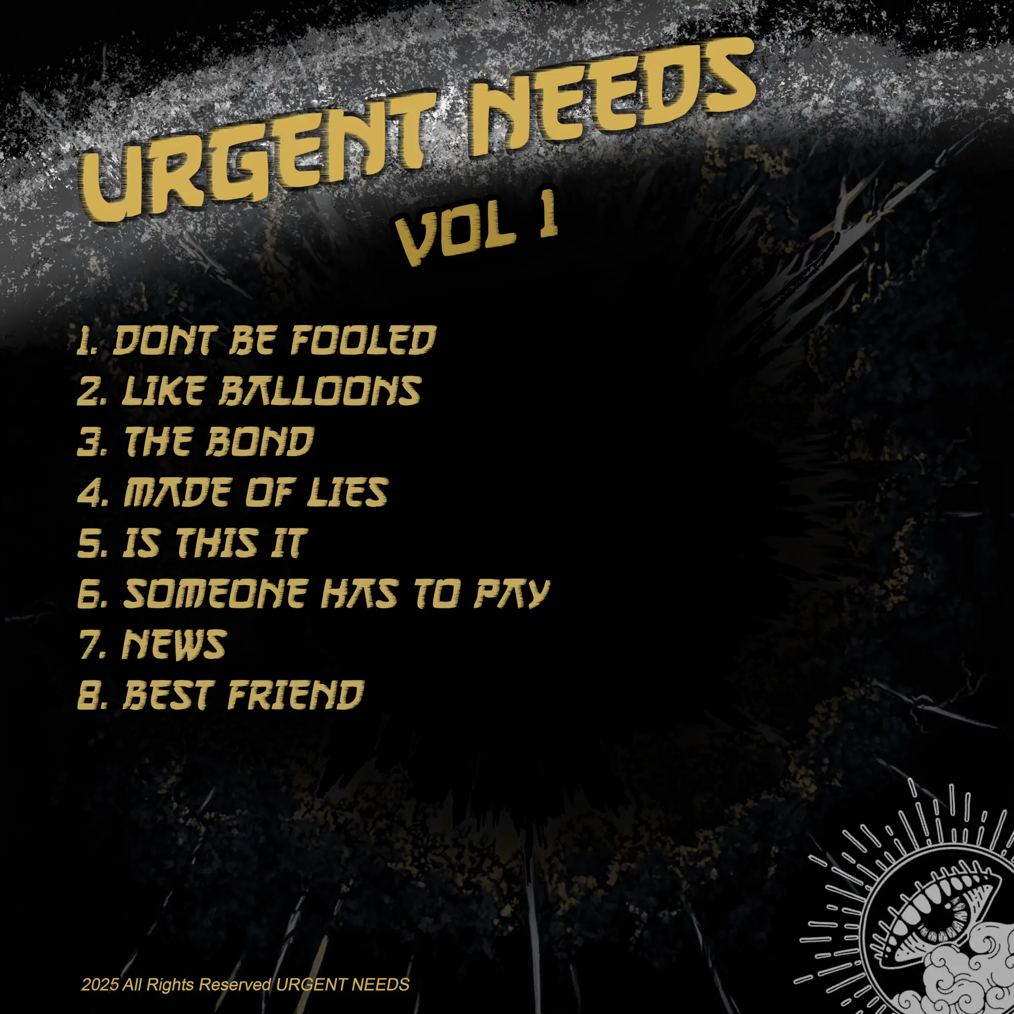 URGENT NEEDS VOL. 1 Rückseite